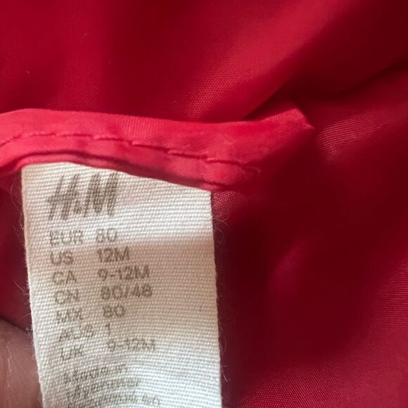H&M PADDED HOODED JACKET size 12 Months - Picture 7 of 7